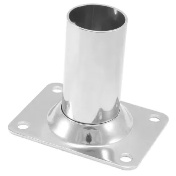 BASE RETTANGOLARE INOX MM 25
