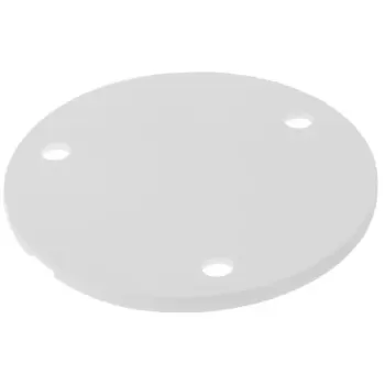 SOTTOBASE TONDA IN POLETILENE BIANCO