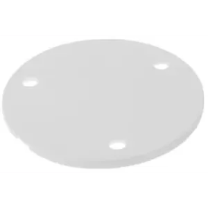 SOTTOBASE TONDA IN POLETILENE BIANCO