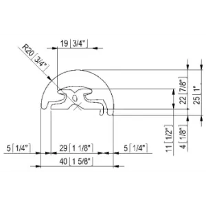 BINARIO PER RADIAL 40