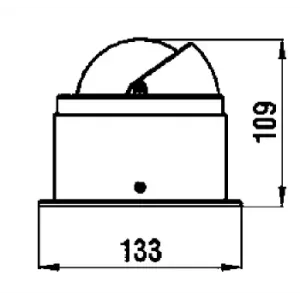 BUSSOLA ARTICA CHIESUOLA 2"3/4 NERO
