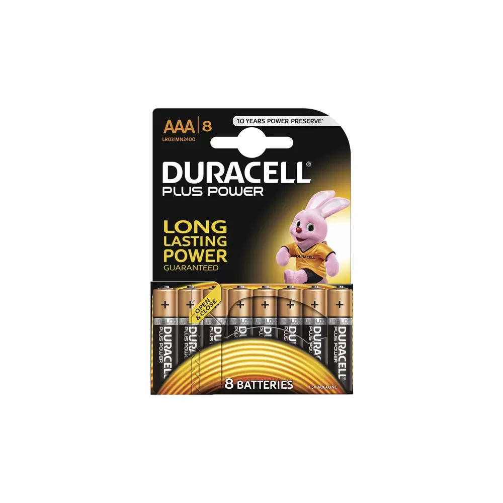 MINISTILO DURACELL PLUS POWER AAA 8