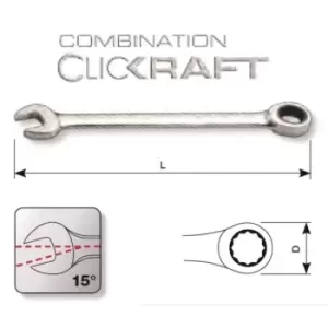 CLICKRAFT CHIAVE COMBINATA 13MM