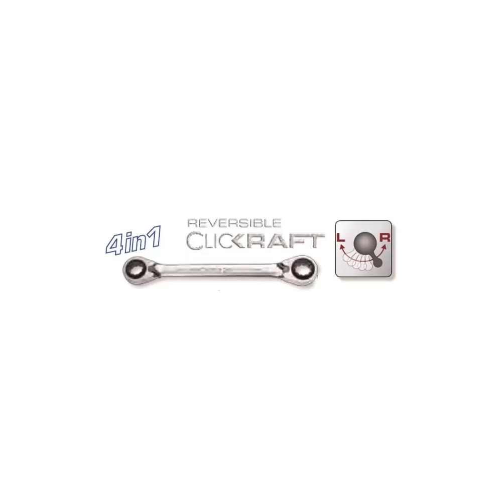 CHIAVE REVERSIB.4/1 10,13,17,19MM