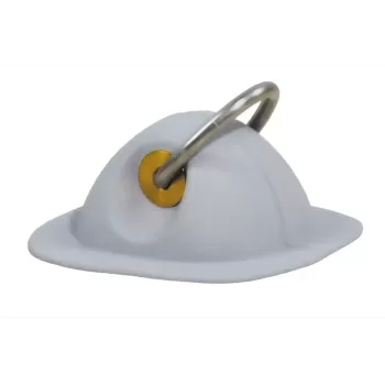 ANELLO A "D" IN GOMMA GRIGIA
