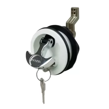 CHIUSURA BIANCA CON SERRATURA