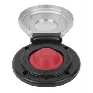 PULSANTE A PIEDE DOWN INOX/NERO