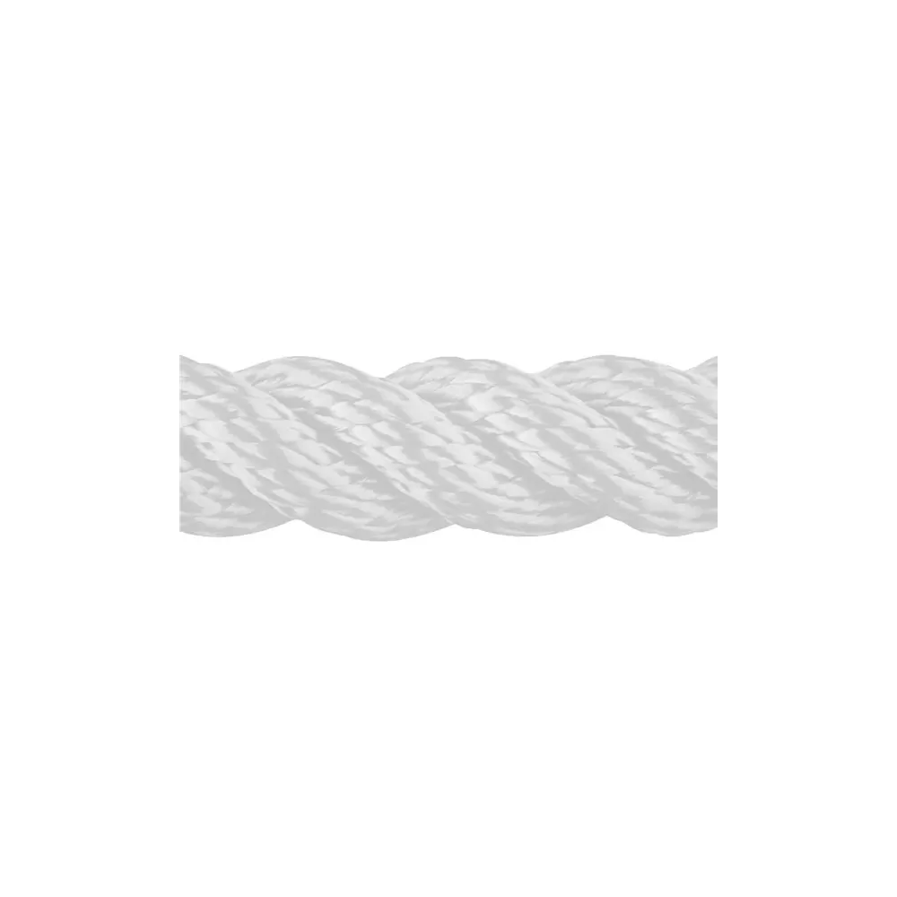 TRECCIA POL. ROUND LINE BIANCO MM.20