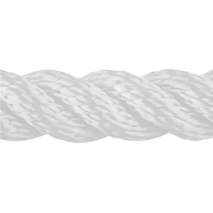 TRECCIA POL. ROUND LINE BIANCO MM.20