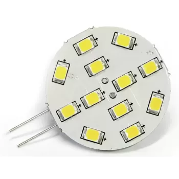 LAMPADA 12 LED G4 DIMM.12V LAT. CALDA