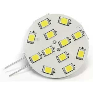 LAMPADA 12 LED G4 DIMM.12V LAT. CALDA