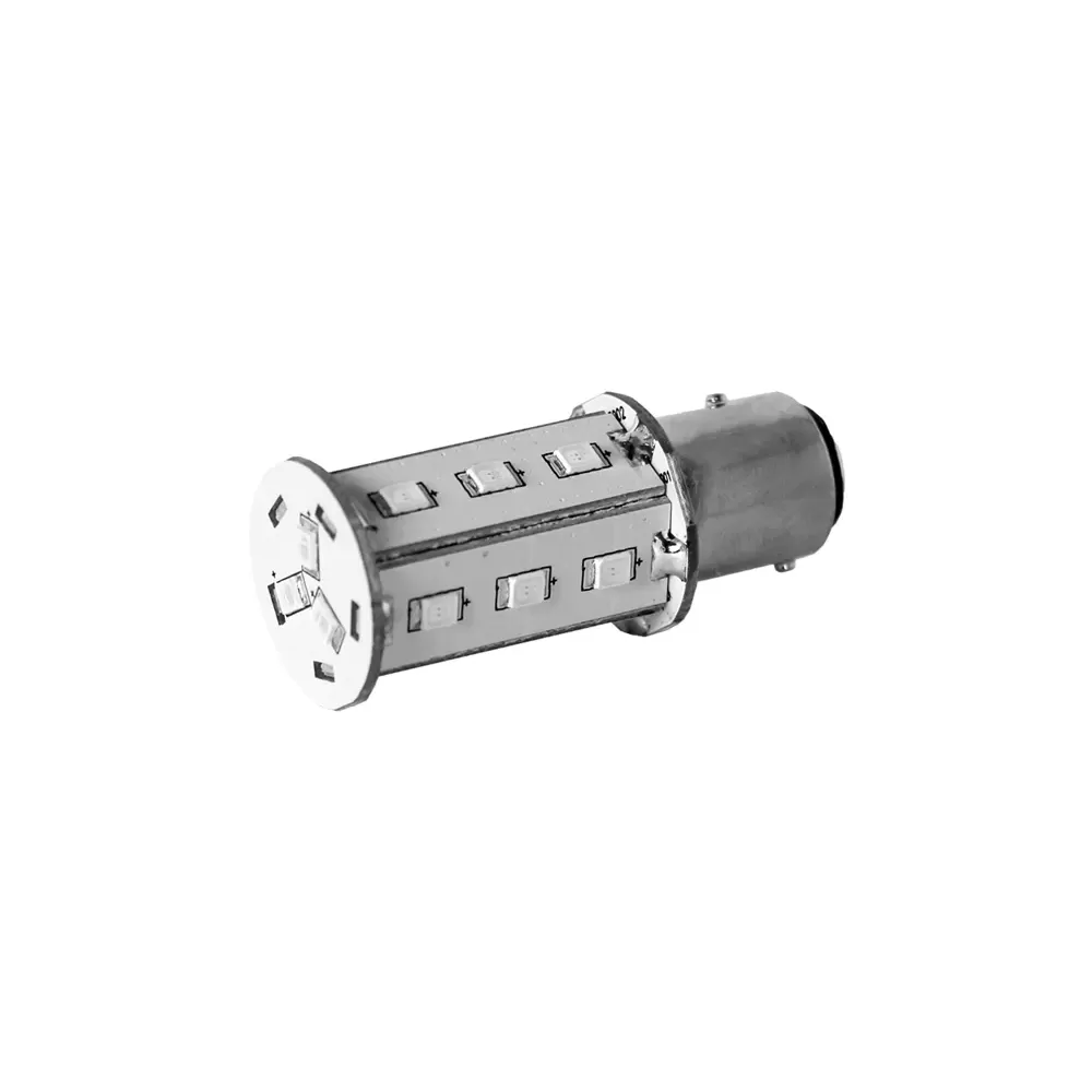 LAMPADA 18 LED BAY15D LUCE VERDE