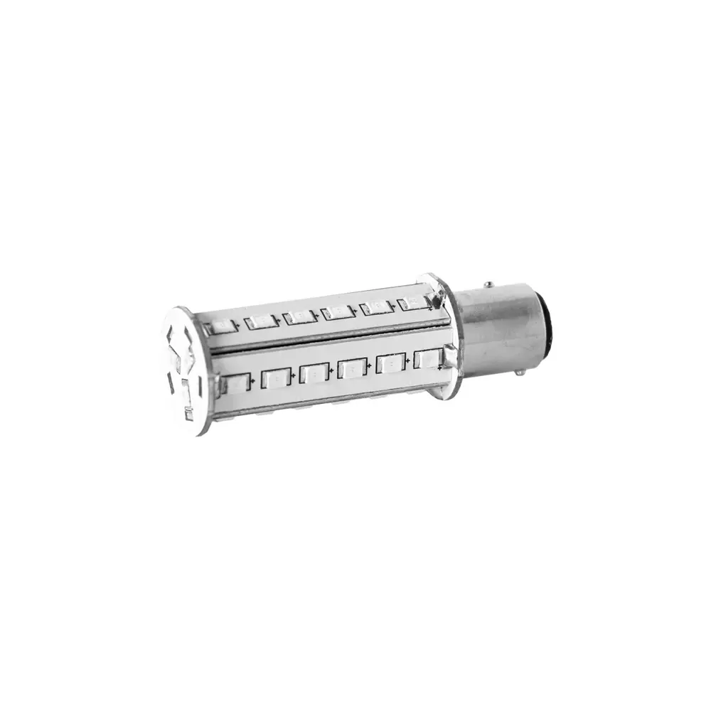 LAMPADA 33 LED BAY15D LUCE ROSSA