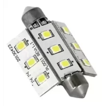 LAMPADA 9 LED SV8.5 MM.42 LUCE CALDA