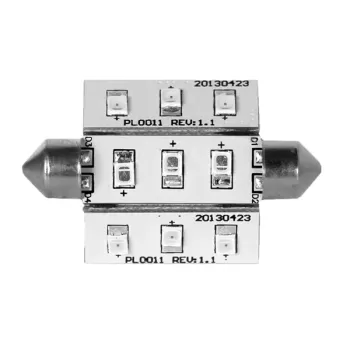 LAMPADA 9 LED SV8.5 MM.42 LUCE ROSSA