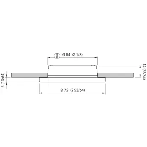 LUCE LED EDWIN CD IP66 NAT/BLU SATINATO
