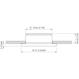 LUCE LED EDWIN V IP66 B.CALDO SATINATO
