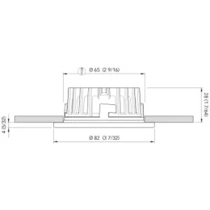 LUCE LED KAY XP HP 6W B.NAT. SATINATO