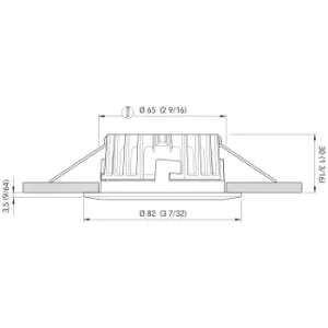 LUCE LED KOR XP HP 6W B.NAT.INOX L.