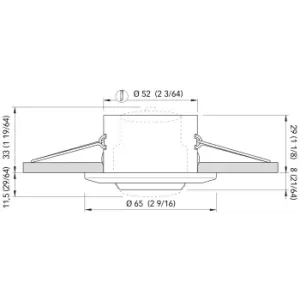 LUCE LED LUCILLE IP40 B.NAT. INOX LUCIDO