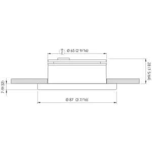 LUCE LED CHIARA 4W IP66 CALDO SATINATO