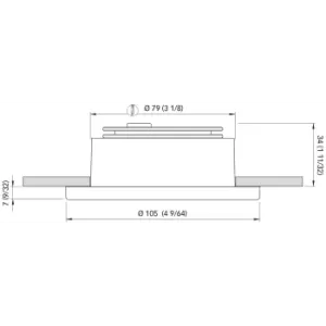 LUCE LED SONIA 4W IP66 CALDO INOX L.