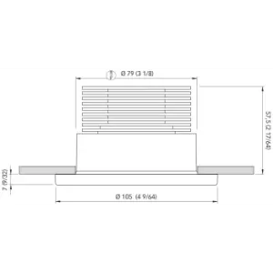 LUCE LED SONIA 9W IP66 CALDO INOX L.