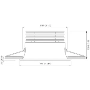 LUCE LED CRISTIAN 7W IP40 B.NAT.INOX L.