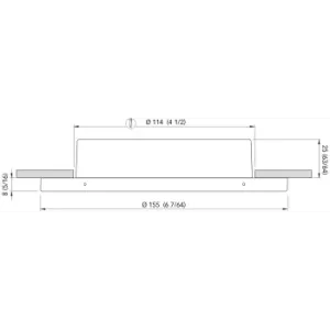LUCE LED THEKLA 9W IP65 B.NAT.INOX L.
