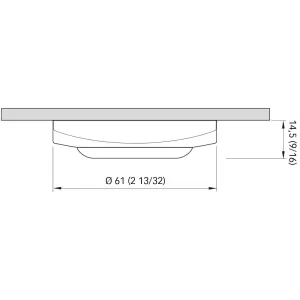LUCE LED TATI" IP40 B.CALDO CROMATO