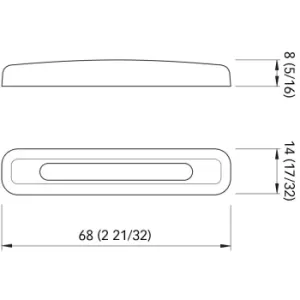 LUCE LED TAB SSR2 INOX LUCIDO B.NATURAL
