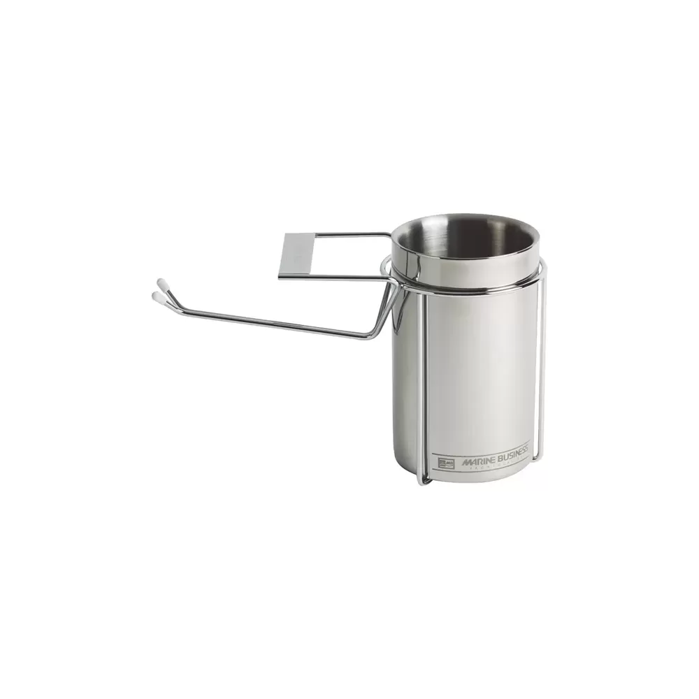 PORTABOTTIGLIE INOX CON SUPPORTO