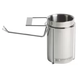 PORTABOTTIGLIE INOX CON SUPPORTO