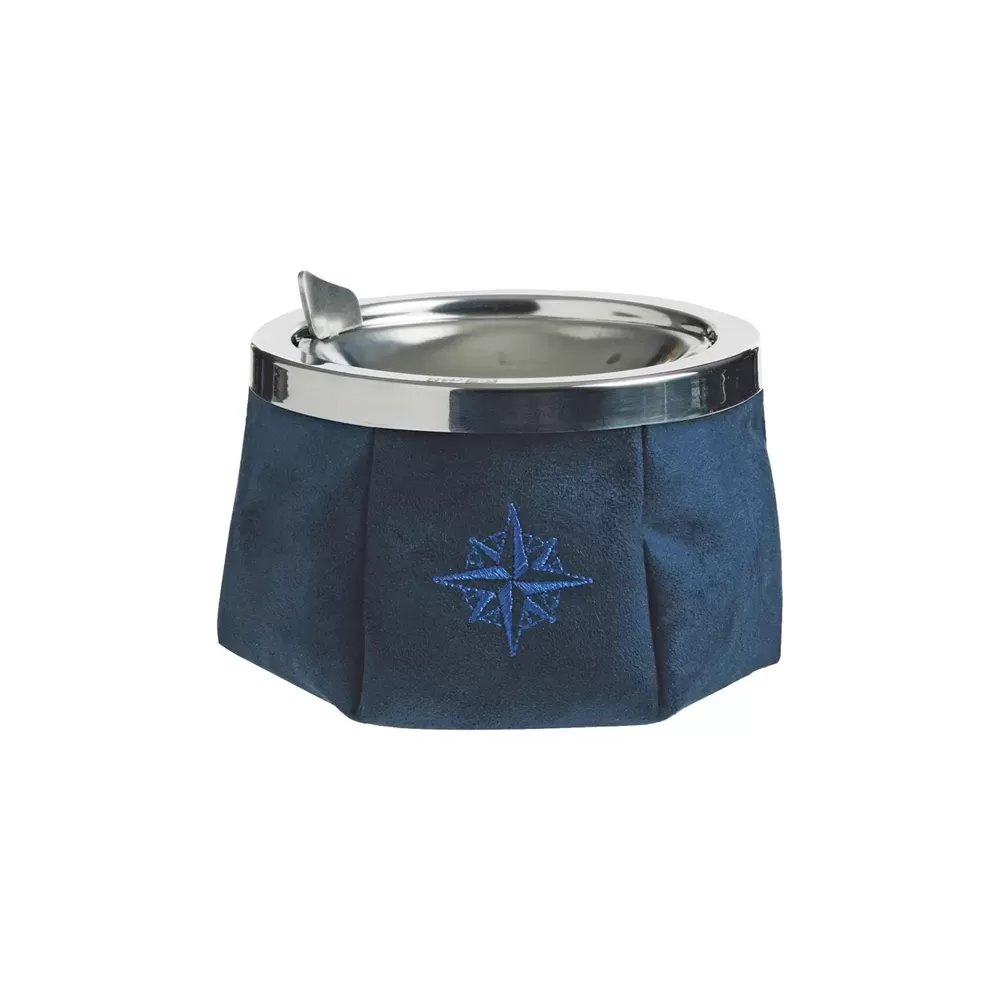 POSACENERE ALCANTARA BLU