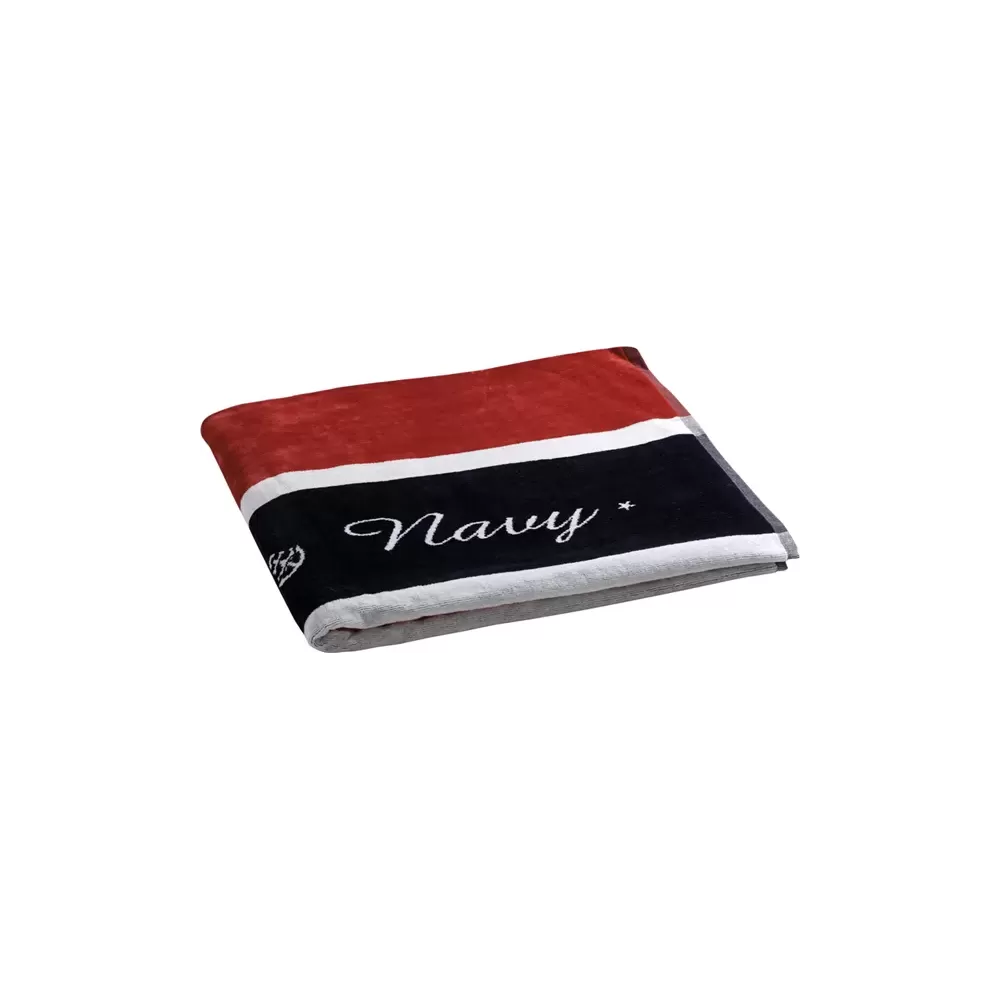 TELO DA MARE + CUSCINO ROYAL RED