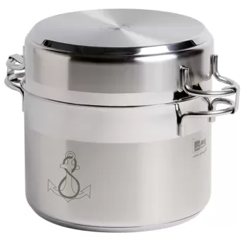 SET PENTOLE ACCIAIO INOX 11 PZ.