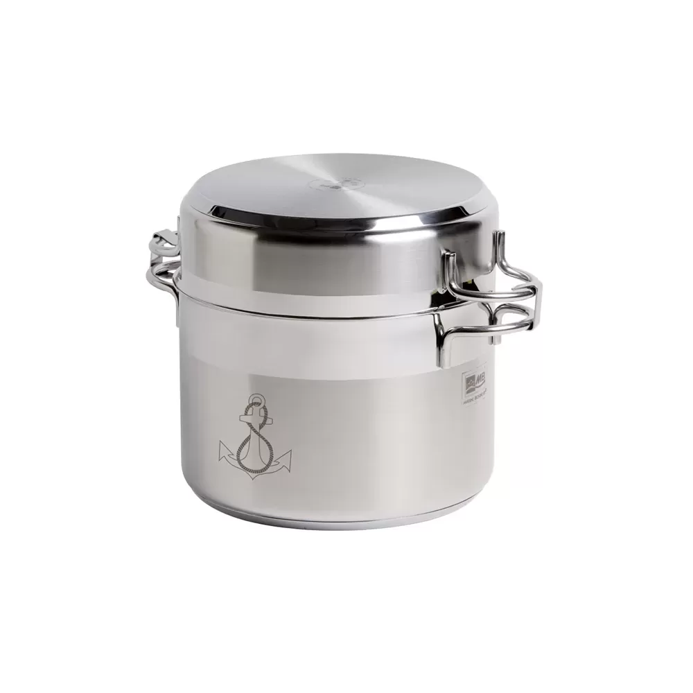 SET PENTOLE ACCIAIO INOX 11 PZ.