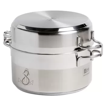SET PENTOLE ACCIAIO INOX 7 PZ.