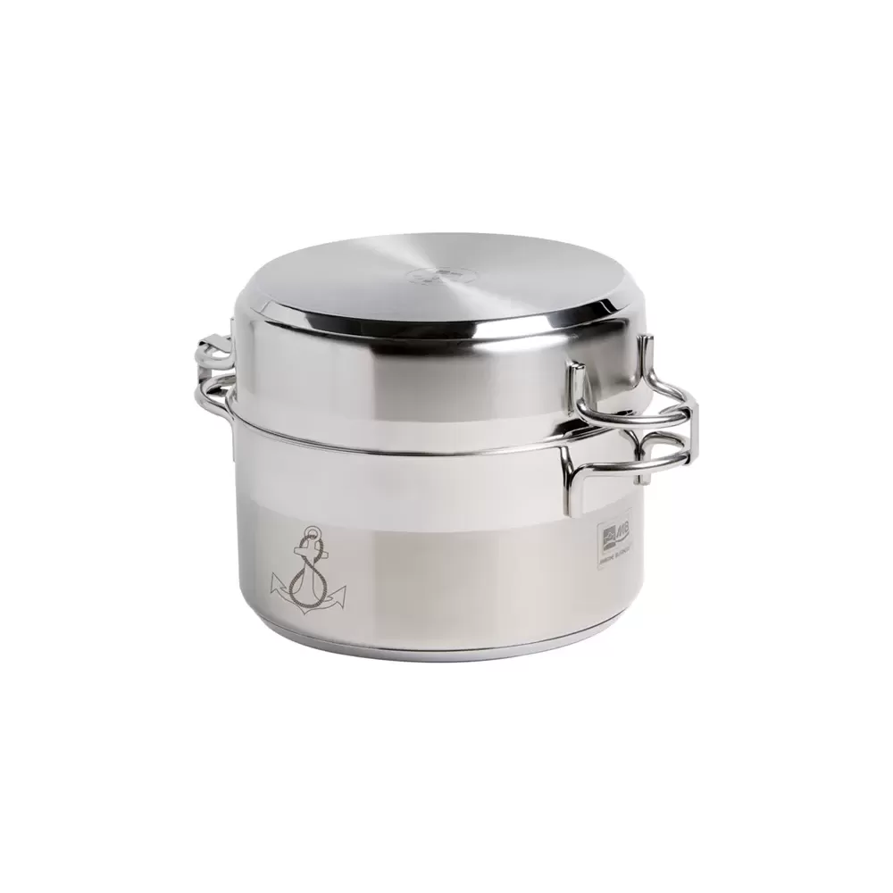 SET PENTOLE ACCIAIO INOX 7 PZ.