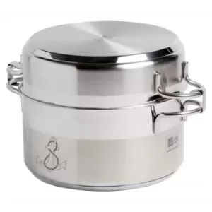SET PENTOLE ACCIAIO INOX 7 PZ.