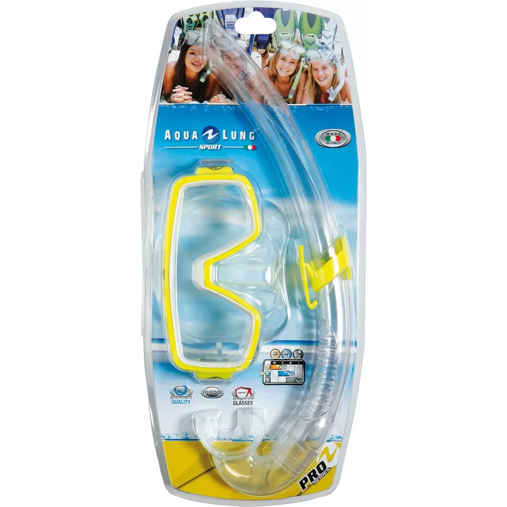 MASCHERA COMBO PLANET JR LX YELLOW