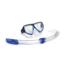 MASCHERA CON TUBO OYSTER LX BLUE