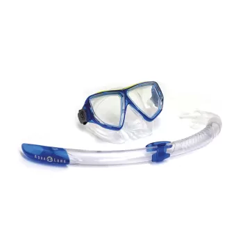 MASCHERA CON TUBO OYSTER LX BLUE