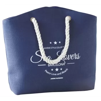 BORSA A MANO BLU