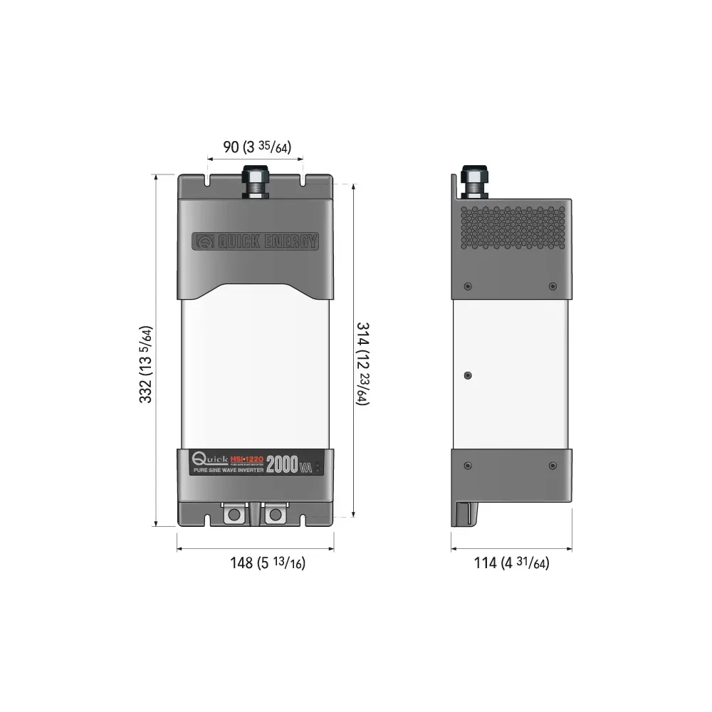 INVERTER HSI 1220 9-16 VDC 2000VA