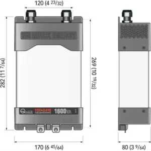 INVERTER HSI 2416 18-32 VDC 1600VA