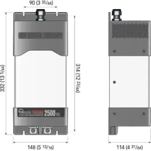 INVERTER HSI 2425 18-32 VDC 2500VA