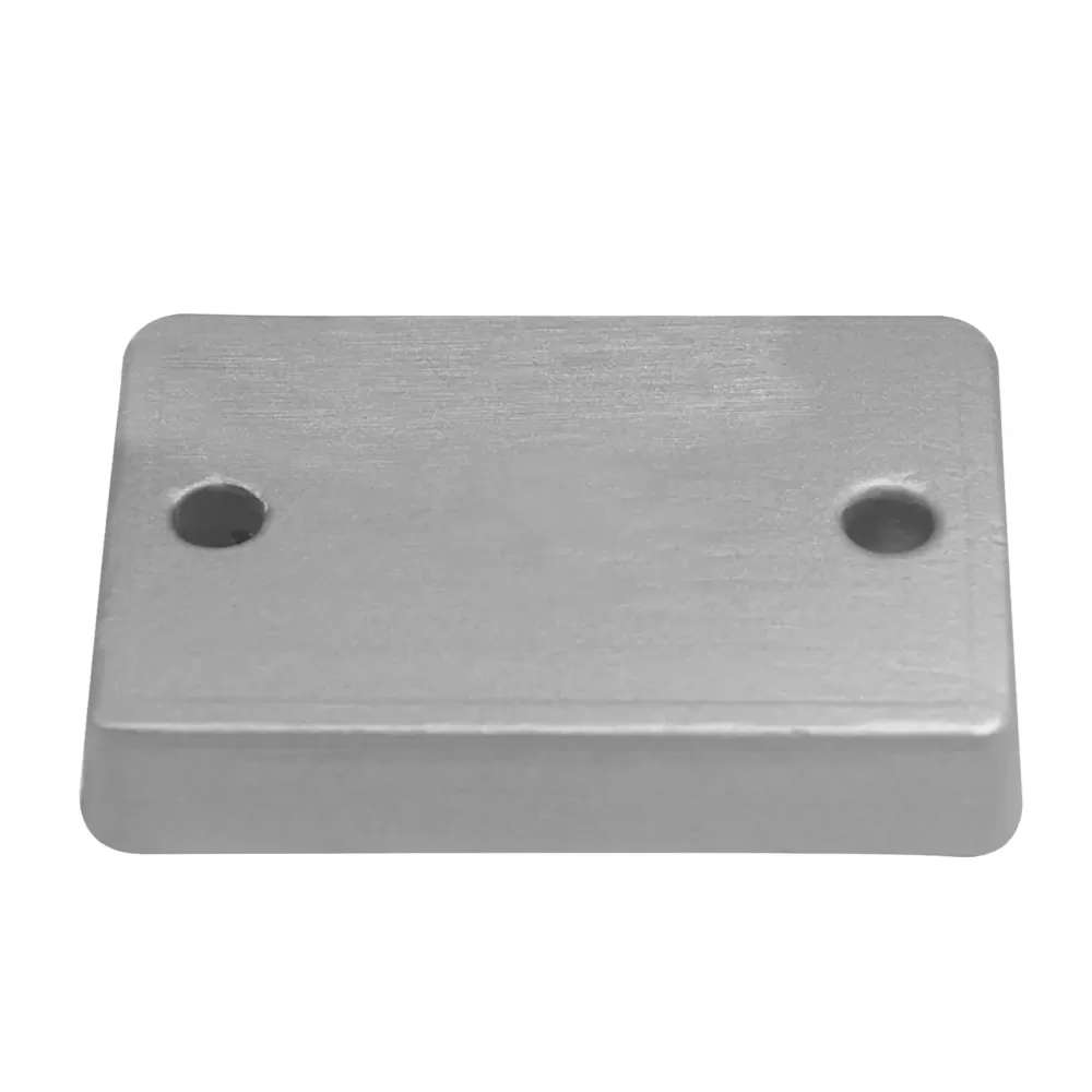 PIASTRA C/FORI ALLUM. MM.130X50X18