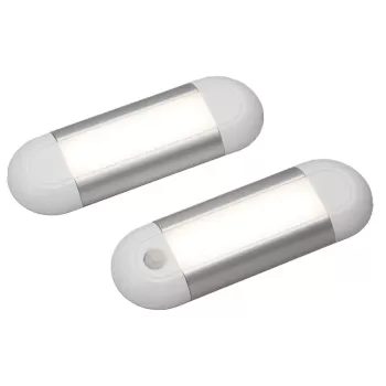 LUCE LED ALLUMINIO MM.160 W/SWITCH