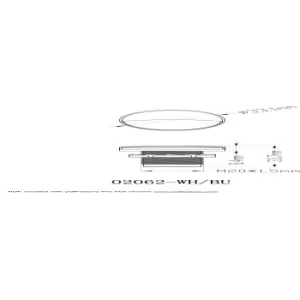 LUCE CORTESIA TONDA LED BLU